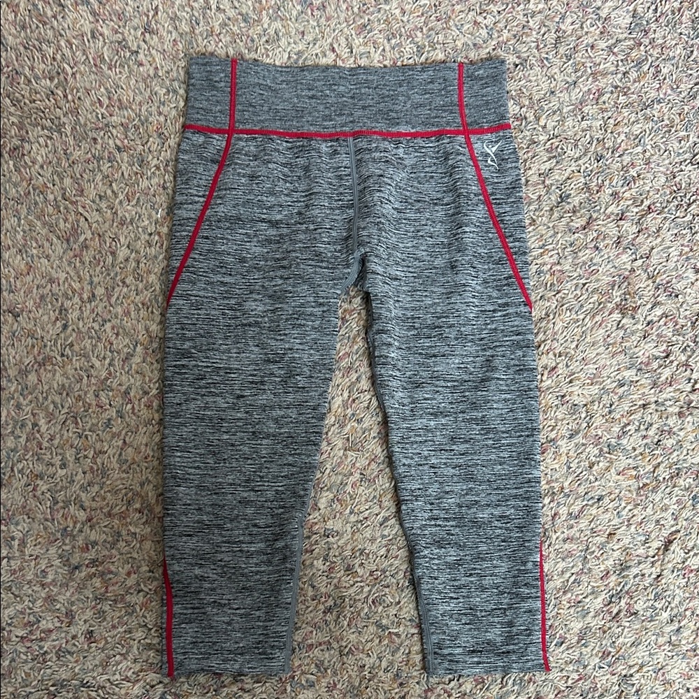 New Mix Gray and Red Capris